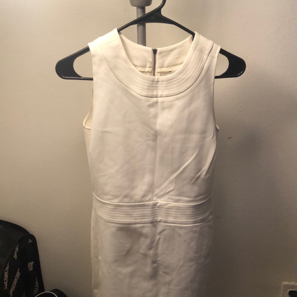 White Banana Republic dress